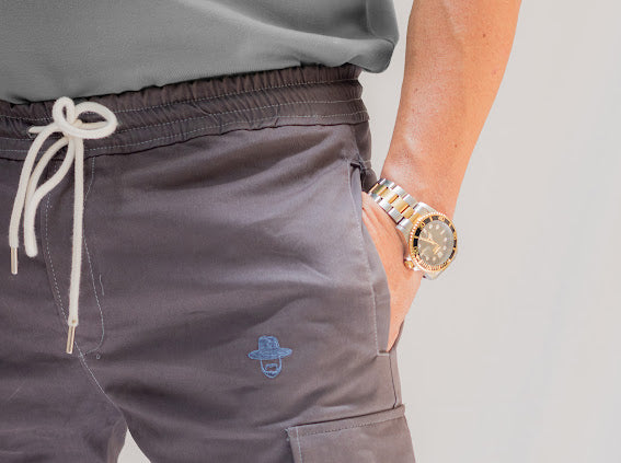 Charcoal Gray Cargo Jogger