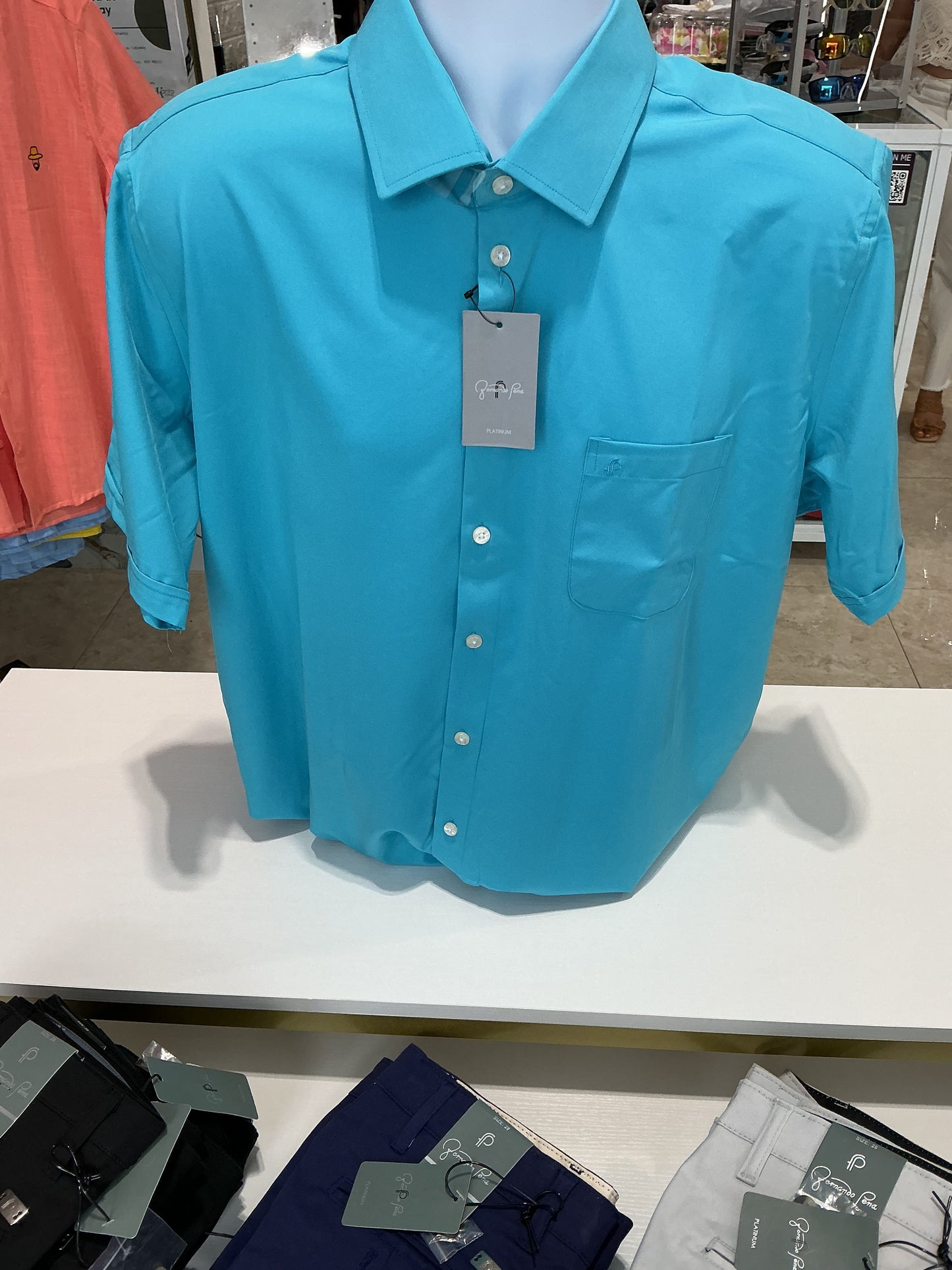 Camisa Turquesa