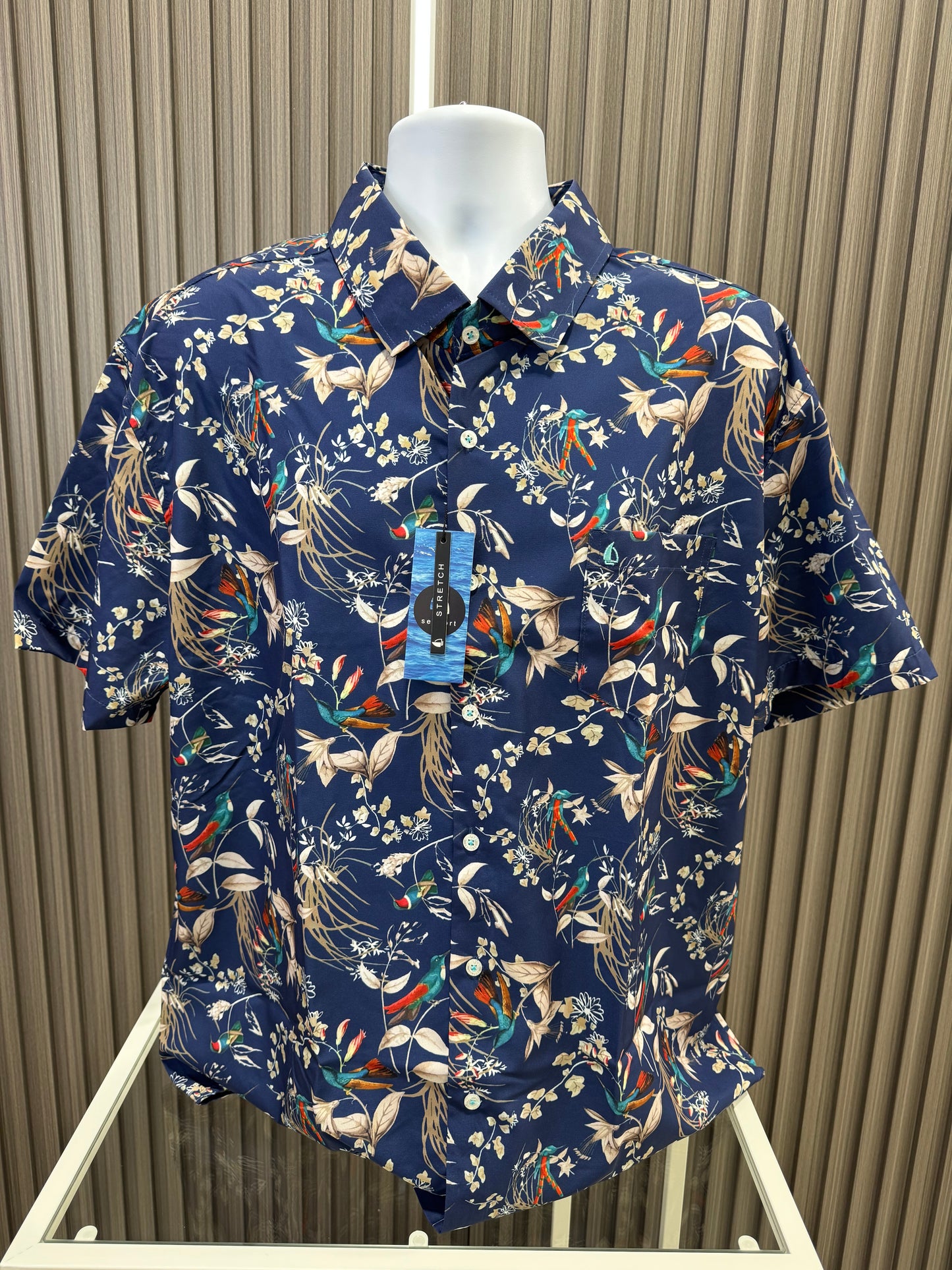 Camisa Seaport Flowers plus
