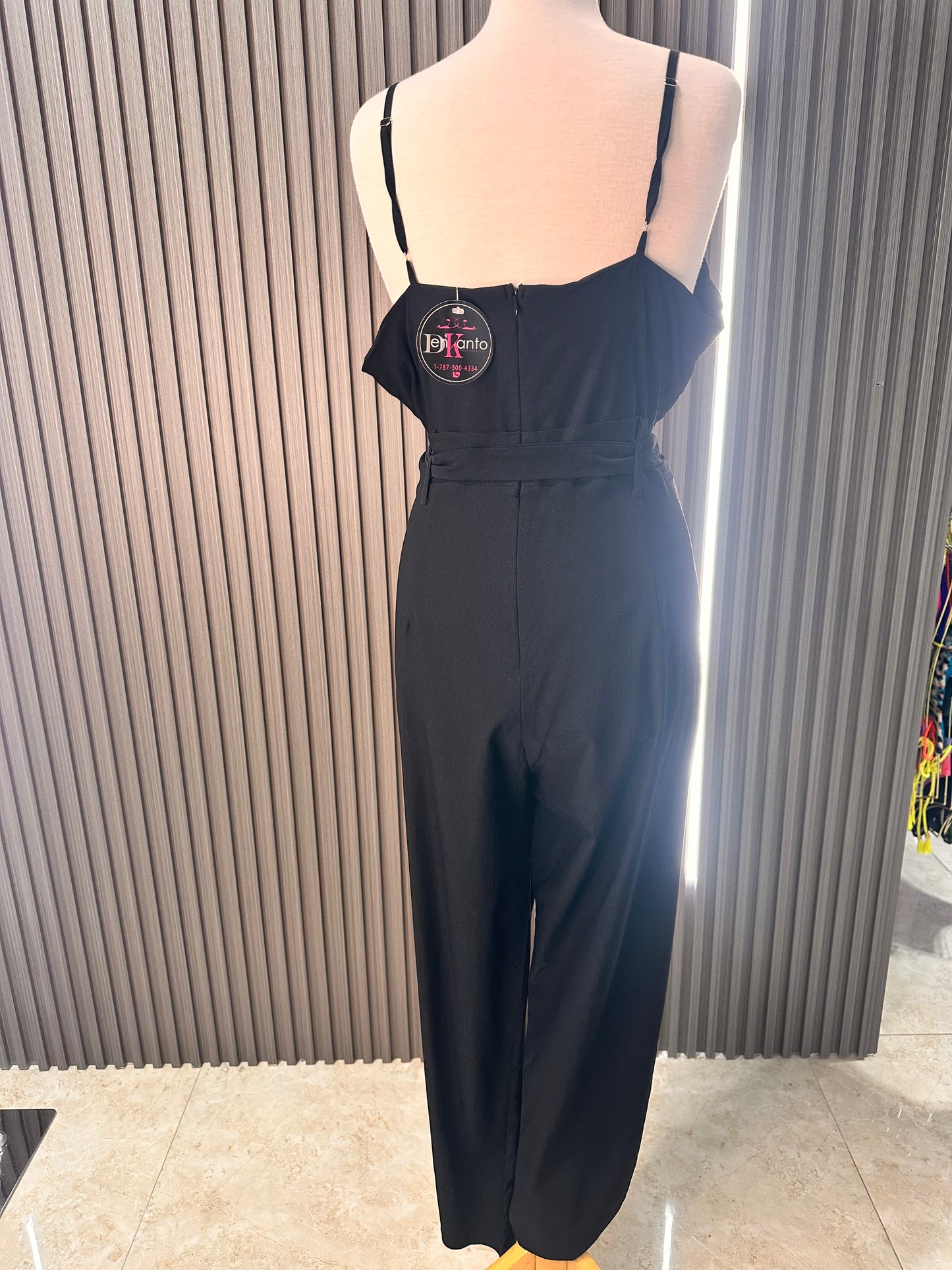 Jumpsuit Plus Negro