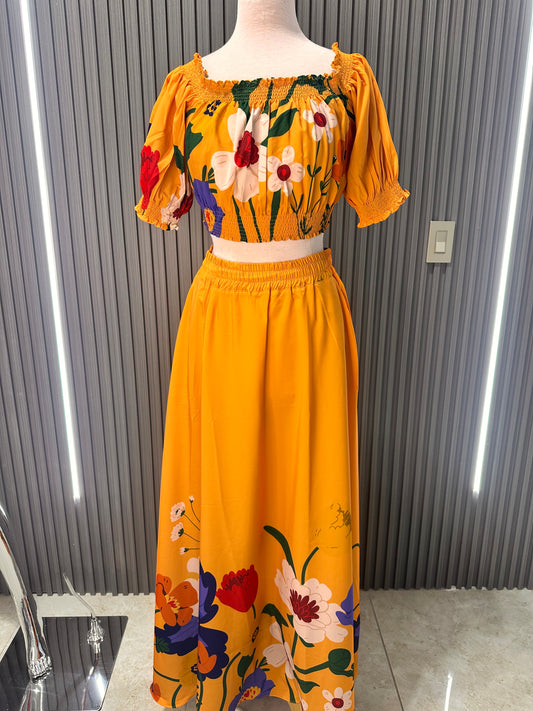 Set Falda Floral