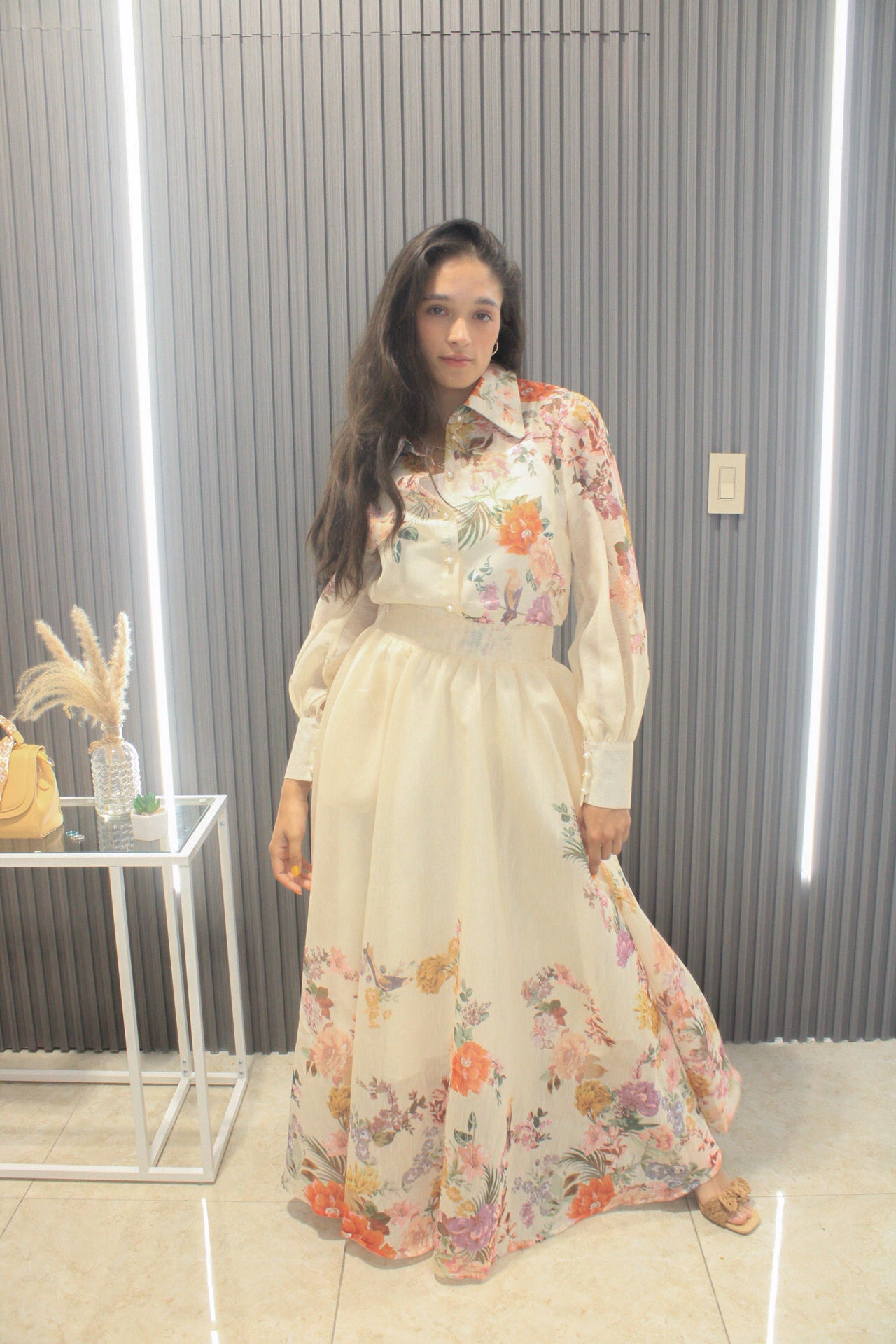 Beige Floral
