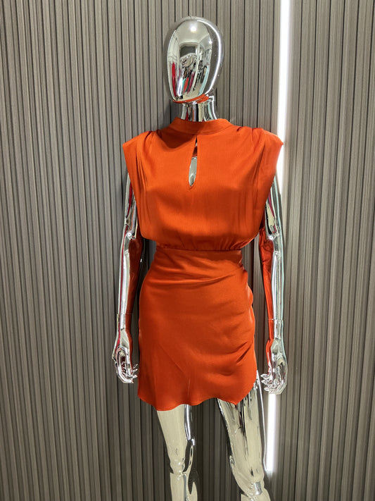 Pumpkin Mini Dress