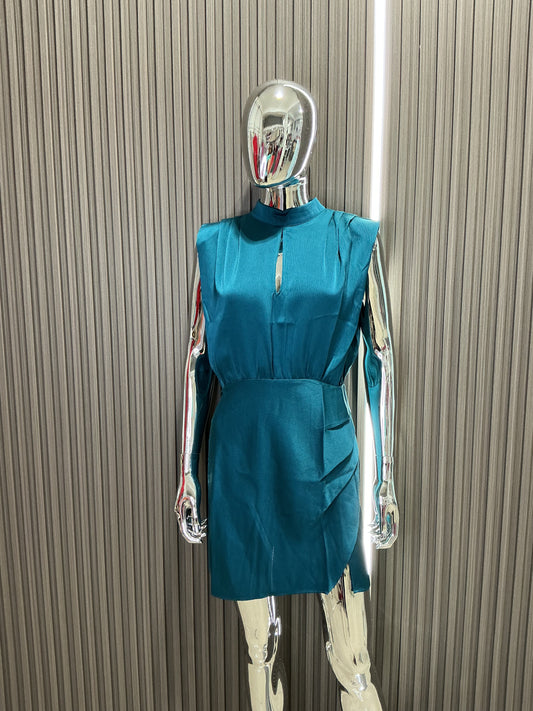 Mock Mini Dress