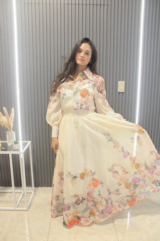 Beige Floral